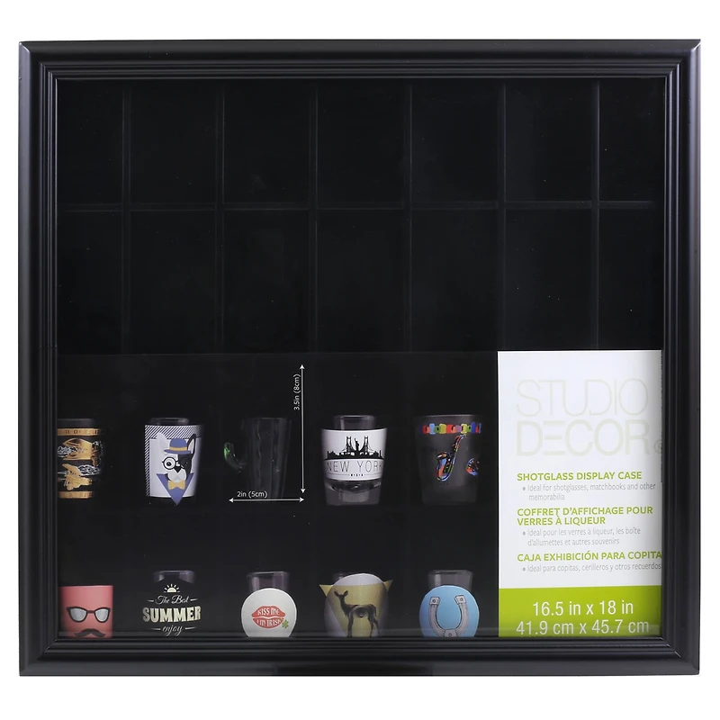 6 Pack: Shot Glass Display Case by Studio Décor®