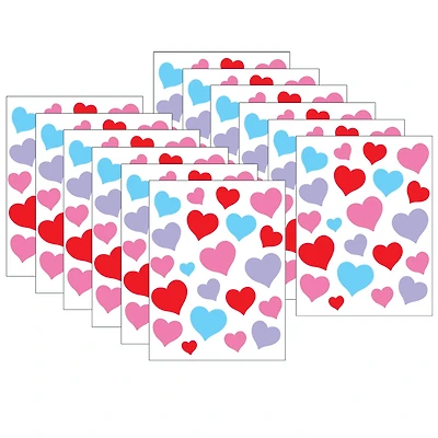 Teacher Created Resources Charming Hearts Stickers, 12 Packs of 120