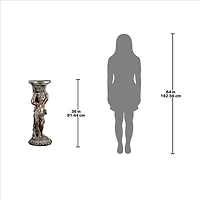 Design Toscano® 3ft. Sous la Vigne Faux Bronze Pedestal