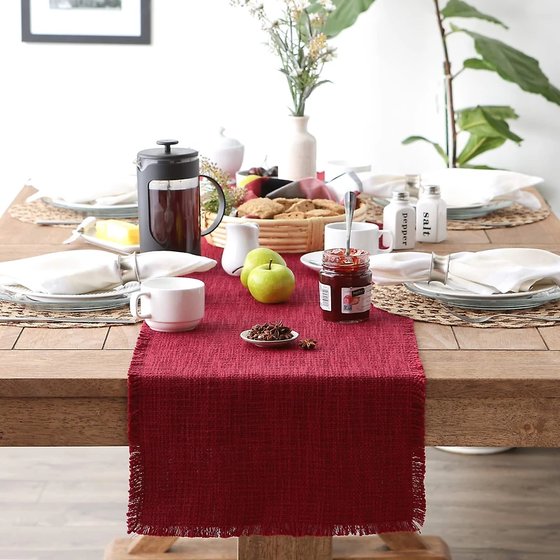 DII® 72" Basket Fringe Table Runner