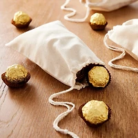 12 Packs: 12 ct. (144 totall) Cream Favor Muslin Bags by Celebrate It™