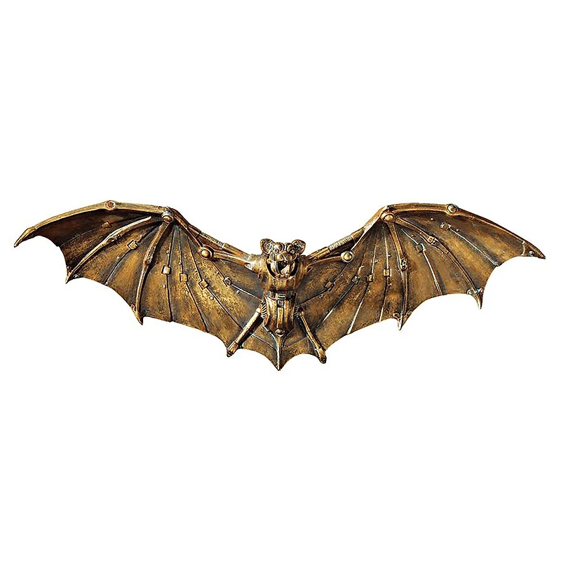 Design Toscano 19.5" Cyber Bat Steampunk Wall Sculpture