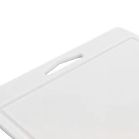 Martha Stewart White Plastic Cutting Board