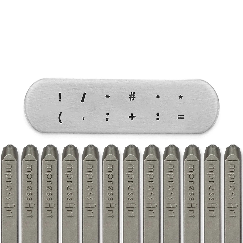 ImpressArt® 3mm Punctuation Metal Stamps Pack