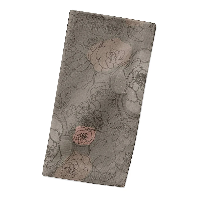 Multi Floral Cotton Twill Napkin
