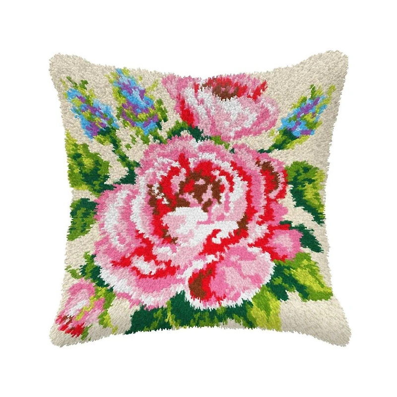Orchidea Latch hook cushion kit "Roses"