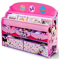 Delta Children Minnie Mouse Deluxe Toy & Book Organizer