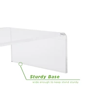 Mind Reader Clear Acrylic Monitor Stand