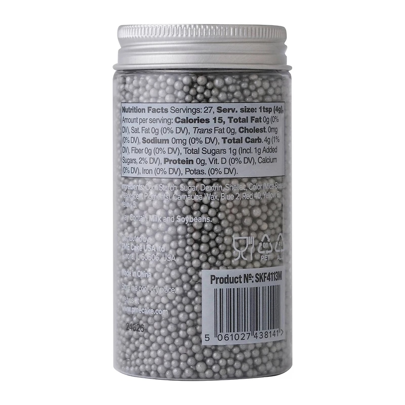 PME Cake Sweet Street® 3.8oz. Nonpareils Sprinkles