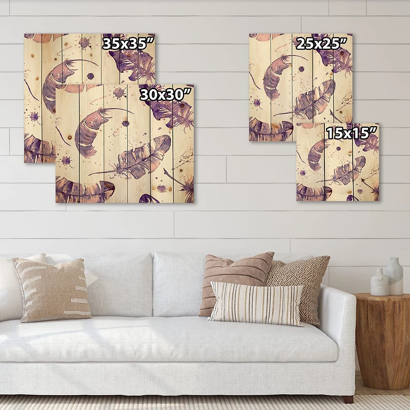 Designart - Ethnic Feathers