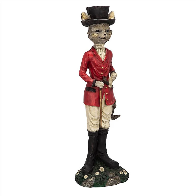 Design Toscano 26.5" Tally-Ho Equestrian Fox Hunt Statue