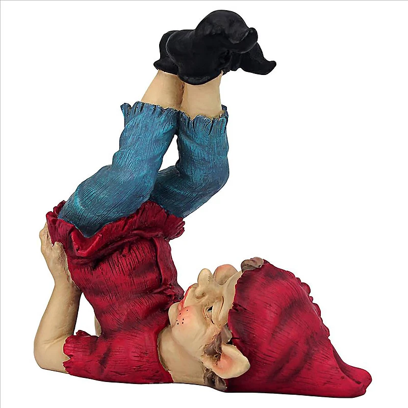 Design Toscano 9.5" Spazz the Eccentric Elf Garden Gnome Statue