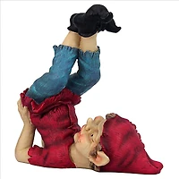 Design Toscano 9.5" Spazz the Eccentric Elf Garden Gnome Statue