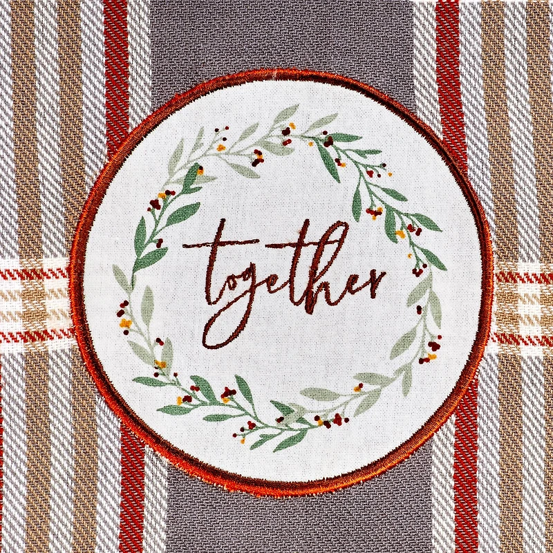 DII® Plaid Thanksgiving Cozy Picnic Dishtowel Set