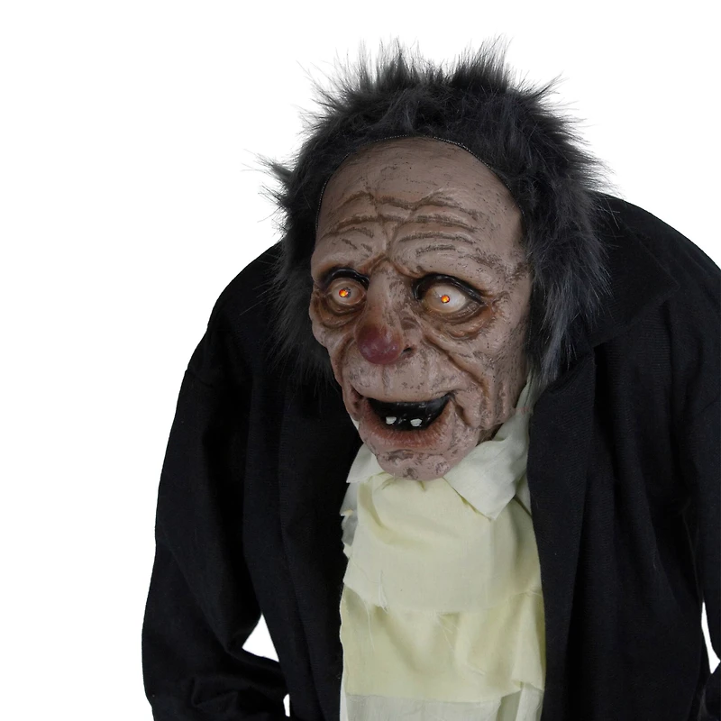 6ft. Lighted Animated Scary Butler Standing Halloween Decoration