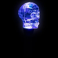 9" LED Transparent Multi-Function Halloween Skull Light