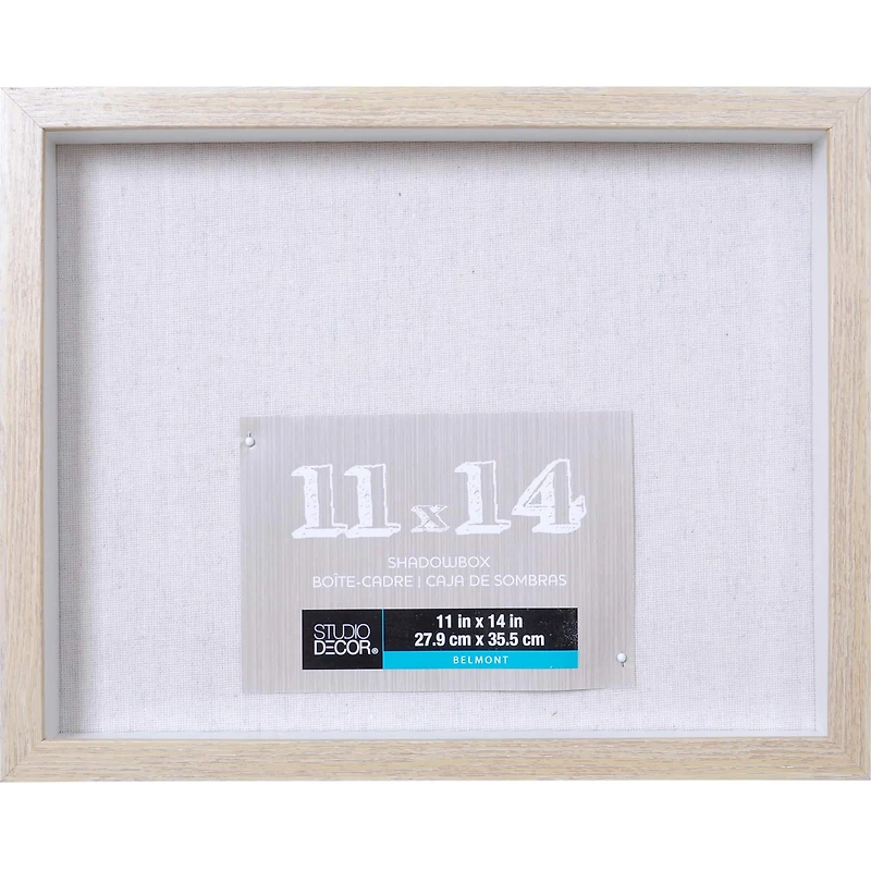Blonde Belmont Shadow Box by Studio Décor