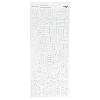 Large White Alphabet Foam Stickers by Recollections™