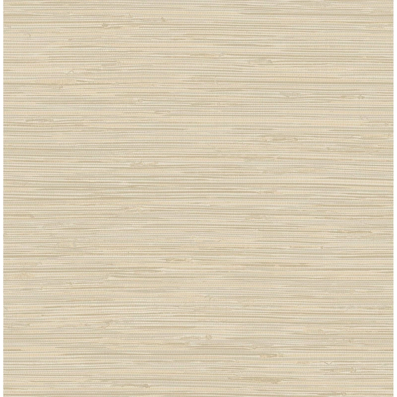 NuWallpaper Cream Tibetan Grasscloth Peel & Stick Wallpaper
