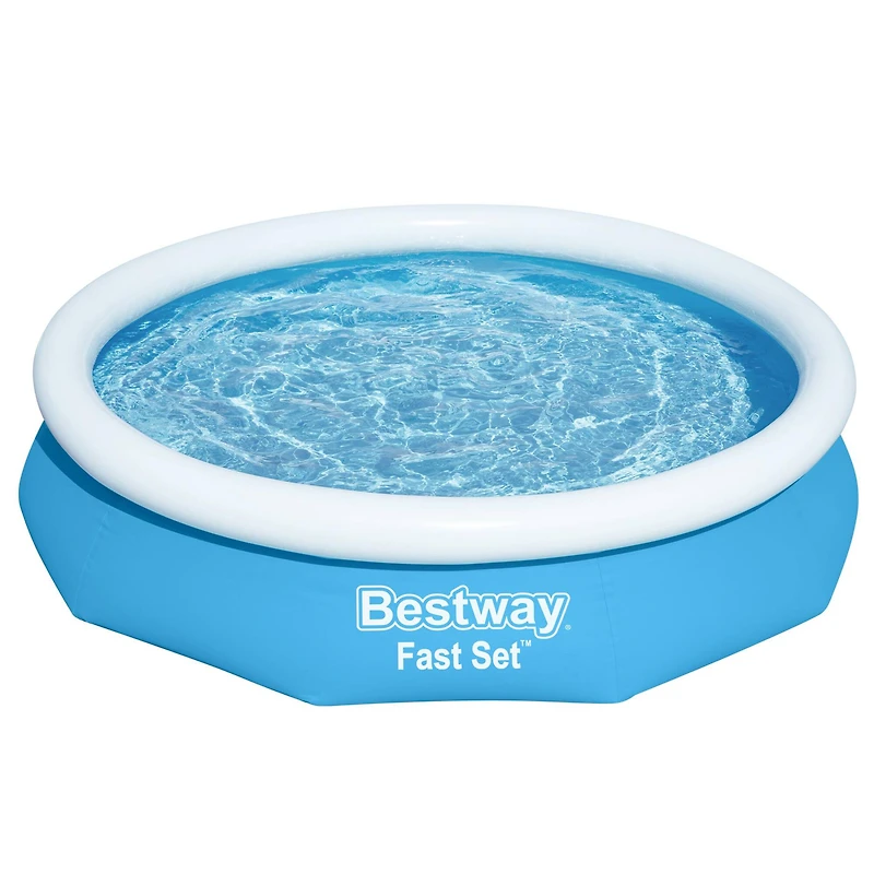 Bestway Fast Set 10ft. Wide Round Inflatable Pool Set