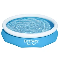 Bestway Fast Set 10ft. Wide Round Inflatable Pool Set