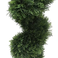 6ft. Potted Green Cedar Spiral Tree