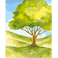 16" x 20" Tree on Hill Paint-by-Number Kit by Artist's Loft®