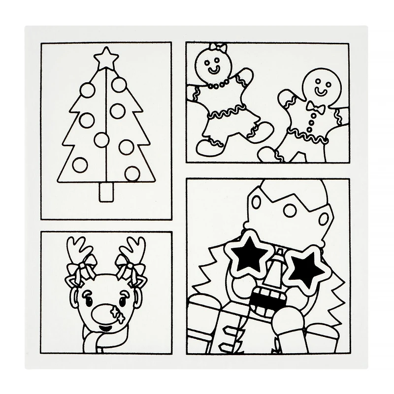 Holiday Flocked Canvas Kit by Creatology™