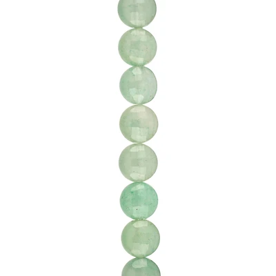 Green Faceted Aventurine Coin Beads, 8mm by Bead Landing™