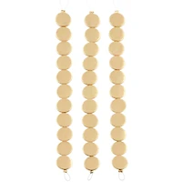 Gold Metal Coin Beads, 11mm by Bead Landing™