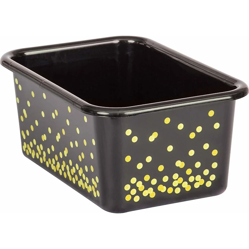Teacher Created Resources® Small Confetti Plastic Storage Bin