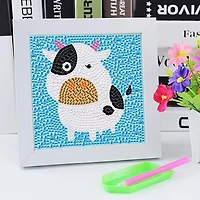 Sparkly Selections Cow Pre-Framed Diamond Painting Kit