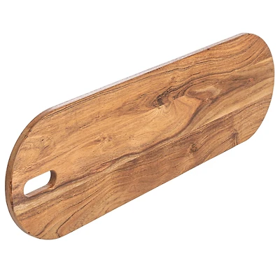 Hello Honey® 25" Natural Acacia Wood Serving Board with Handle