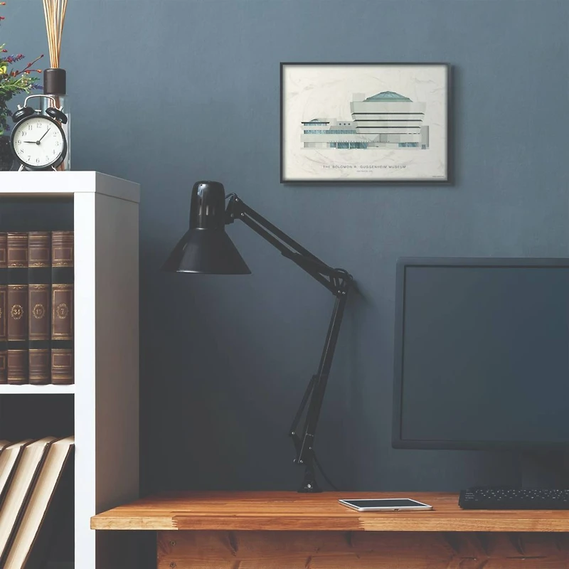 Stupell Industries Guggenheim Wall Art in Black Frame