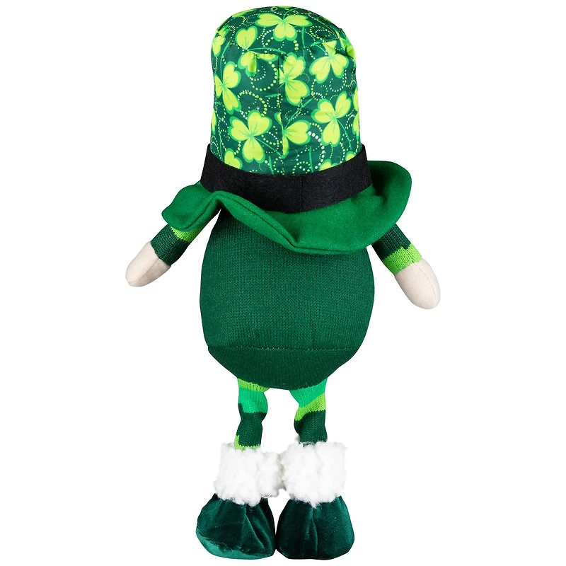 12.5" Standing Gnome Shamrock St Patrick's Day Decorative Figurine