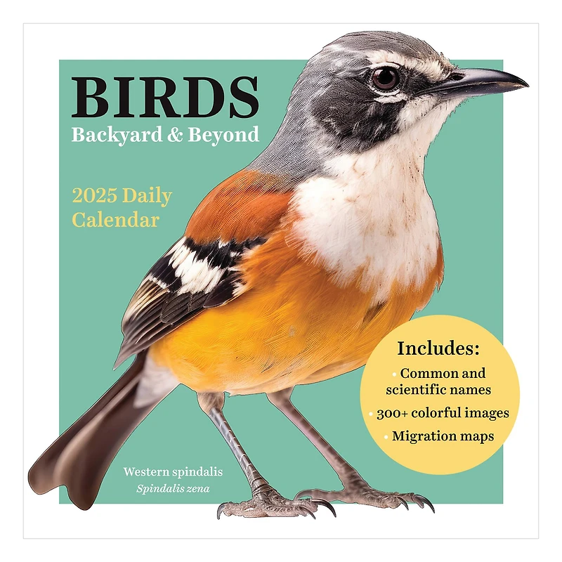 TF Publishing 2025 Birds: Backyard & Beyond Daily Desktop Calendar