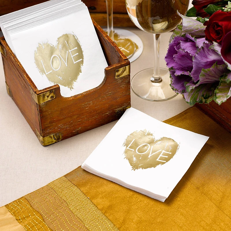 Hortense B. Hewitt Co. Brush of Love Napkins