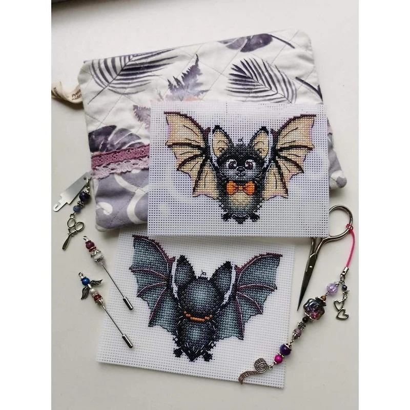 MP Studia Flying Gentleman Plastic Canvas Counted Cross Stitch Kit