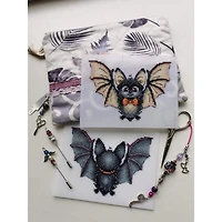 MP Studia Flying Gentleman Plastic Canvas Counted Cross Stitch Kit