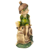 Design Toscano 10" Pixie Pete Elfin Gnome Garden Statue