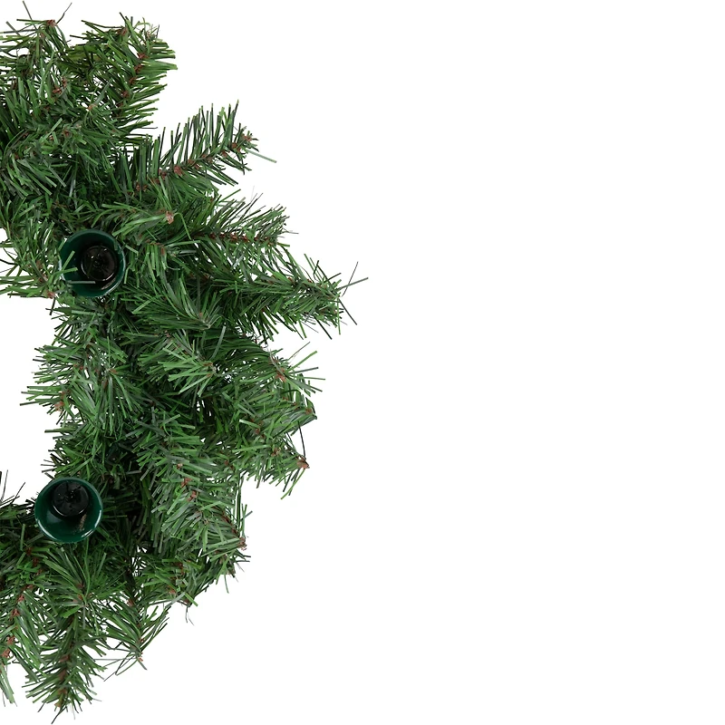 12" Pine Artificial Christmas Advent Candle Holder Wreath