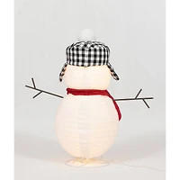 2.5ft. Pop-Up Plush Snowman Sculpture