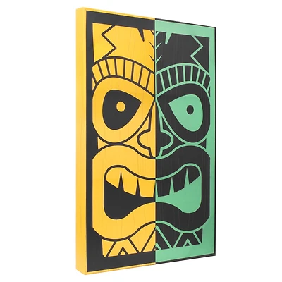 Tiki Mask Outdoor Canvas Art Print - 24"x36"