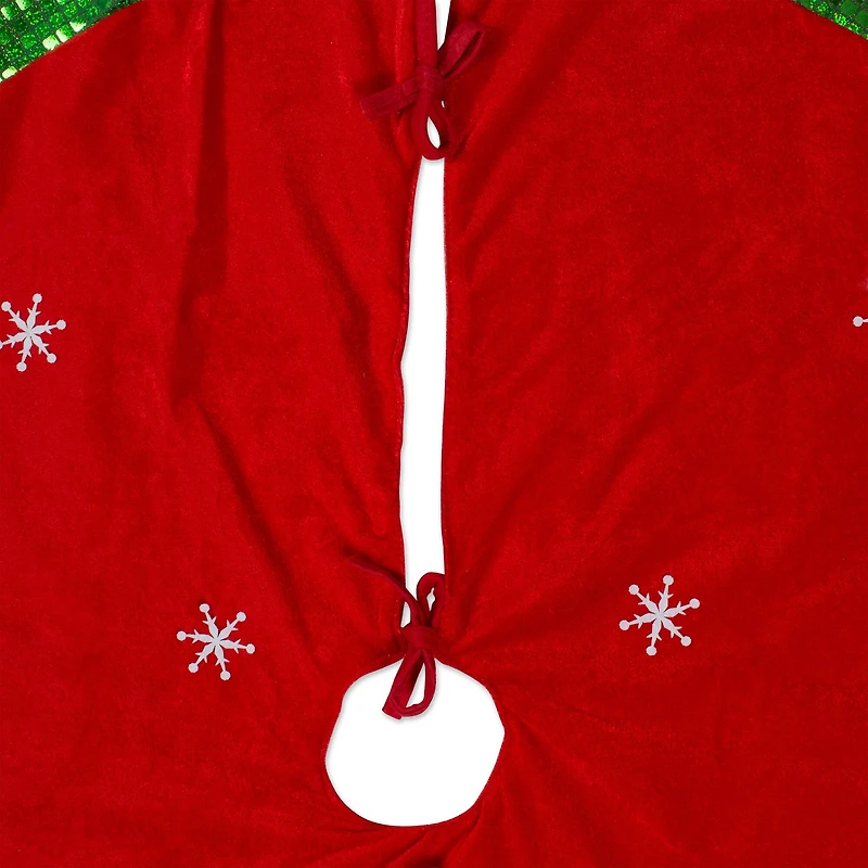 DII® Santa & Snowman Holiday Tree Skirt
