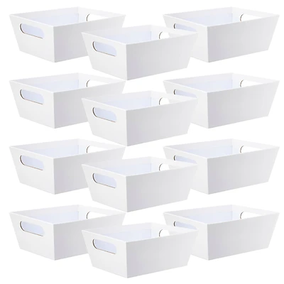 12 Pack: White Basket with Handles by Celebrate It®