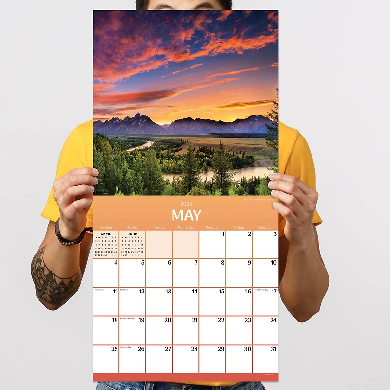 TF Publishing 2025 Sunsets Wall Calendar