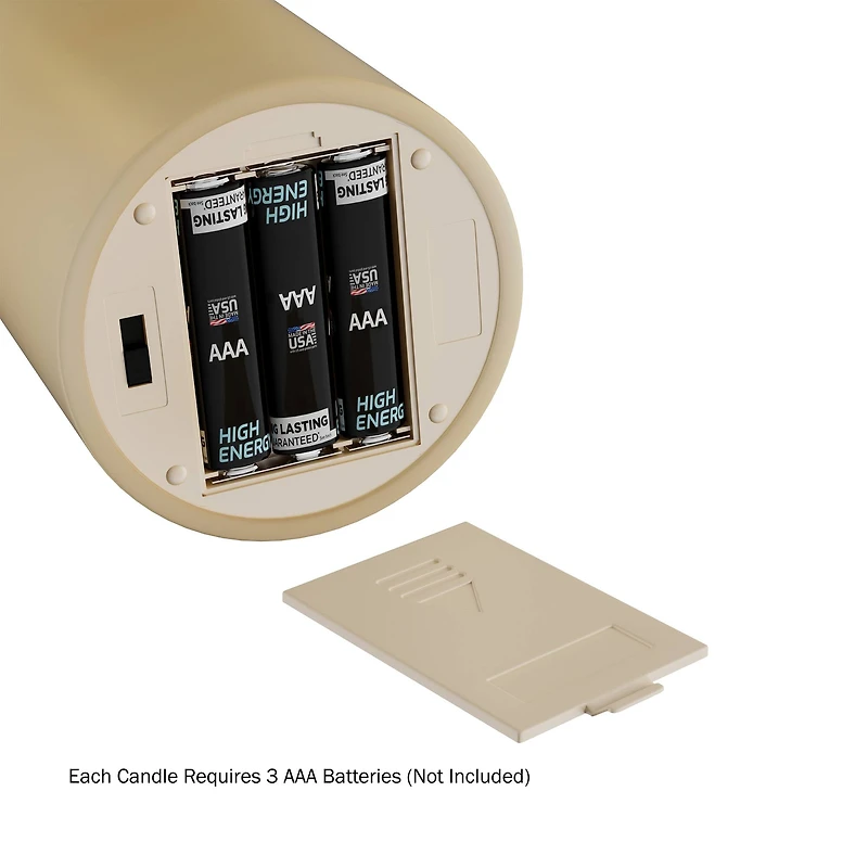 Hastings Home LED Flameless Candles & Remote Set