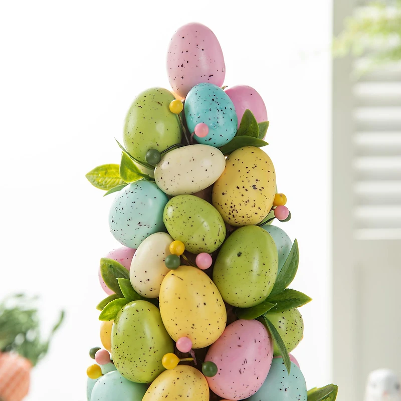 Glitzhome® 16" Easter Egg Table Tree Décor