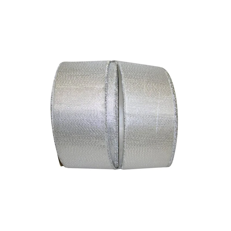 JAM Paper 6" x 25yd. Lamé Commercial Heavy Wired Ribbon