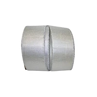 JAM Paper 6" x 25yd. Lamé Commercial Heavy Wired Ribbon